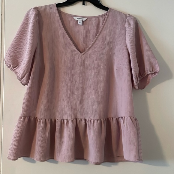 Nine West pink top - Picture 1 of 2